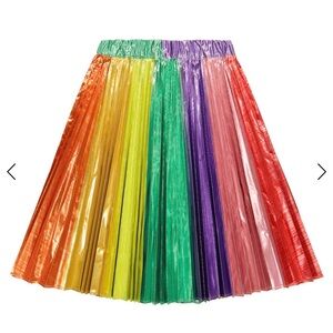 Stella McCartney Kids Rainbow Pleated Skirt